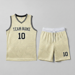 Ensembles d'uniformes de basketball personnalisés pour adultes, en polyester, réversibles, respirants, grandes tailles, service OEM - Product Image 5