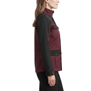 Veste utilitaire tendance pour femme, fermeture éclair intégrale, poches pratiques, veste de travail simple pour les activités de plein air et l'usage quotidien - Product Image 4
