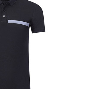 Customized Polyester Workwear Polo Shirt with Reflective Safety Features and Personalized Logo Options for Enhanced Visibility - Product Image 6