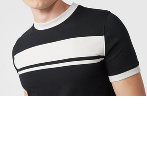 Camisetas Formales de Cuello Redondo Estampadas para Hombre de Alta Calidad, 100% Algodón, 300g, Cuello Grueso, Secado Rápido y Transpirable - Product Image 2