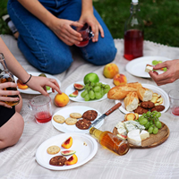 Boîte à nouilles compostable, jetable, imperméable, robuste, 10 pouces, 100% bagasse naturelle, biodégradable, écologique, de qualité alimentaire