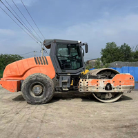 Rouleau compresseur vibrant à tambour unique HAMM 320 d'occasion en excellent état, compresseur de 20 tonnes, d'origine allemande