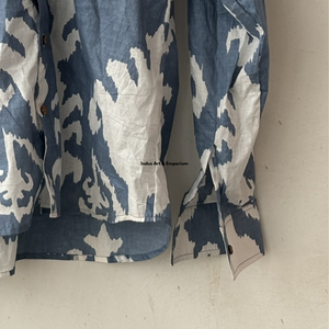เสื้อเชิ้ตพิมพ์ลายดอกไม้สไตล์ลำลองสำหรับผู้หญิง ผ้าฝ้ายเนื้อนุ่ม ปกติดกระดุม สีชมพูและเบจ ลดราคา - Product Image 5