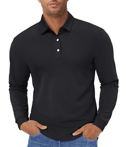 Polo pour homme, vêtement décontracté en coton pour tous les jours, polo pour homme, mode moderne, manches courtes, polo pour homme, coupe ajustée confortable - Product Image 1