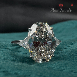 แหวนทองคำขาว 14k คลาสสิก เครื่องประดับหรูหราสำหรับสวมใส่ประจำวัน ขอแต่งงาน วันครบรอบ และมอบเป็นของขวัญ - Product Image 1