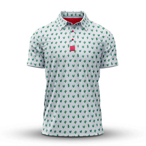 Polos de Golf para Hombre de Alta Calidad al por Mayor, 100% Poliéster, Logotipo Bordado Personalizado, Polos Empresariales para Hombre - Product Image 1