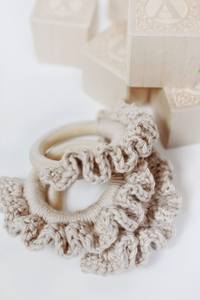 Anneau de serviette en crochet tendance de qualité supérieure, accessoire de décoration de table exquis, option pour réception de mariage à thème - Product Image 2