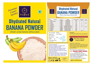 Polvo de Plátano 100% Puro Orgánico Sin Pulir de Alta Calidad, Fruta Seca Natural, Ingrediente Saludable, Venta al por Mayor a Granel, Exportación, Marca Paras - Product Image 3
