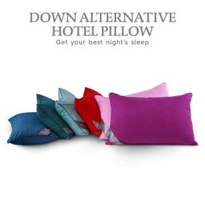 Premium 5-Star Hotel 100% Poliéster Microfibra Anti-Bacterias 19X29 Pulgadas 300tc Hilo Cuenta Vintage Sólido 1000 Gramos Almohada - Product Image 2