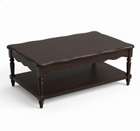 Table basse moderne pour salon, OEM ODM, artisanale, en acacia massif, écologique, pliable, gonflable, qualité supérieure, intérieur, sur mesure