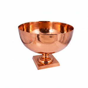 Bol en métal de style oriental en forme de fleur, plat décoratif pour la maison, cadeau, vaisselle, bol de service - Product Image 6