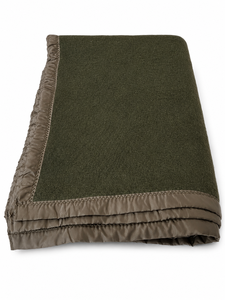 OS Premium Solid Acrylic Blanket | Soft Plush Warm Blanket with Satin Binding - Product Image 1