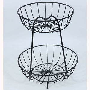 Household Azora Industries Eco-Friendly Metal Wire <b>Mesh</b> <b>Storage</b> <b>Basket</b> Handle Portable Rectangle Wrought Iron Food <b>Storage</b> - Product Image 4