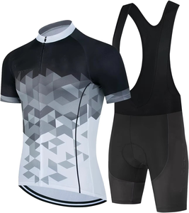 เสื้อจักรยานราคาถูกจากโรงงาน ผลิตขายส่ง ออกแบบเสื้อจักรยานเปล่าของคุณเอง แขนสั้น ชุดปั่นจักรยาน - Product Image 4