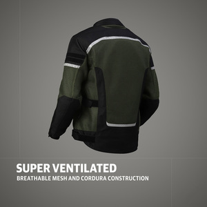 Chaqueta de Motociclista Road Explorer de Manga Larga con Cierre de Cremallera, la Más Vendida, Ropa Exterior Protectora para Motociclistas - Product Image 5