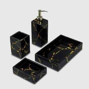 Ensemble de salle de bain en résine époxy 100% haute qualité, fabriqué à la main par crescent crafts - Product Image 2