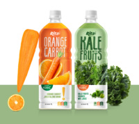 Vietnam Fabrikant 'S 1l Pet Fles Boerenkool Fruit Groenten Mix Sap Oem Odm Private Label Fruit Smaak Frisdrank Puree Soort