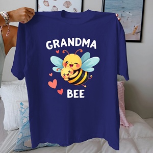 GRANDMA BEE Tshirt en pur coton pour femme coupe confortable - Product Image 2