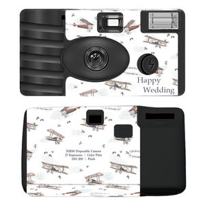 Cámara de Fotos Desechable Personalizada para Regalo de Boda, Cámara de Película de 35 mm con Enfoque Fijo, Flash, Cuerpo de Plástico, de un Solo Uso, Automática - Product Image 3