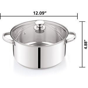Set di Pentole in Alluminio Commerciale da 24 Pezzi, Classico, Durevole, Ecologico, Sicuro per Fornelli a Gas - Product Image 2