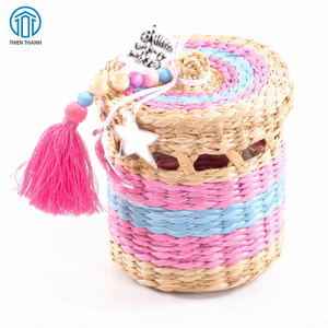 Best Selling Seagrass Gergean <b>Box</b> Handmade Woven <b>Ramadan</b> <b>Gift</b> <b>Box</b> Factory Direct OEM ODM Supplier Vietnam - Product Image 2