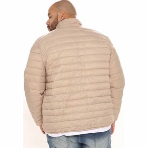 Blouson matelassé réversible élégant et décontracté pour homme, haute qualité, col à capuche, long, effet bulle, entièrement doublé, manches longues, nouveau tissu, motif lettres, hiver - Product Image 4