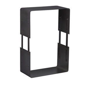 Soporte para leña de hierro resistente, hecho a mano, para chimenea, para almacenamiento de leña en exteriores, tamaño y forma personalizables, ¡en oferta! - Product Image 4