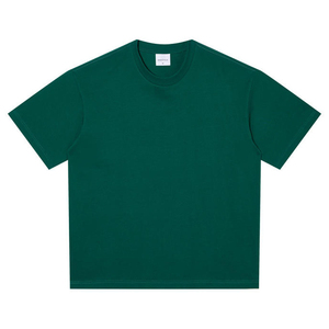 T-shirt pour homme en jersey uni à col rond et manches courtes, coupe classique, en Spandex/Polyester 200g, avec imprimé animal et logo sportif sur le devant - Product Image 6