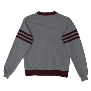 Cardigan en acrylique tricoté pour fraternité et sororité, pull unisexe à col en V avec logo brodé grec, manches longues, tenue universitaire - Product Image 2