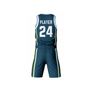 Maillot de basketball respirant grande taille, antibactérien, séchage rapide, design personnalisé sublimé, en maille, sans manches, taille élastique - Product Image 3
