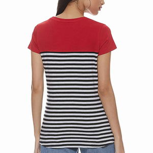 Camiseta informal estampada para mujer, camiseta de algodón transpirable de verano, camiseta de manga corta a la moda para mujer, ropa ligera y cómoda para uso diario - Product Image 3