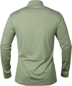 Men Sports Long <b>Sleeve</b> <b>Shirts</b> <b>Half</b> Zip up Sweatshirt Fitness Jogging Tops Breathable Training Compression Running <b>T</b> <b>Shirts</b> - Product Image 2
