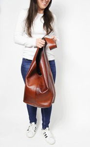 New Trendy Stylish Large Capacity Zipper Leather Hobo <b>Bag</b> Classic soft New Customizable Color Logo Casual Use Leather Hobo <b>Bag</b> - Product Image 3