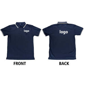 Polo réfléchissant haute visibilité pour homme, vêtement de travail de sécurité pour la construction avec panneau inférieur bleu marine - Product Image 3