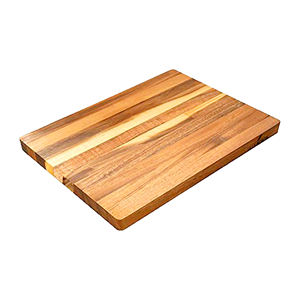 Tabla de cortar de madera con forma de rectángulo con mango Utensilios de cocina Vajilla Tabla de cortar Restaurante Hecho a mano - Product Image 2