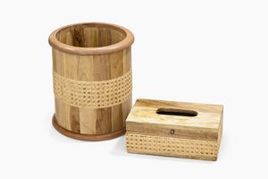 Handcrafted Luxury Sandalwood Tissue Box with Brass Inlay for Religious Winter Use Eco-Friendly Indian Incense - Product Image 2