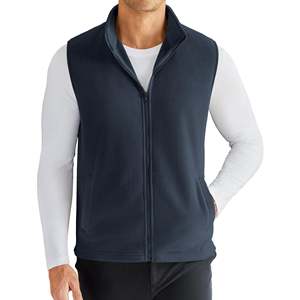 OEM Factory Direct Sale Men's Polar Fleece <b>Vest</b> Lightweight Sleeveless Zip Up Jacket Casual Outerwear Outdoor Golf <b>Vests</b> - Product Image 4