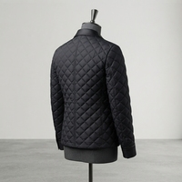 Blazer matelassé pour homme, col montant, fermeture éclair, décontracté, hiver, écologique, séchage rapide, léger, OEM ODM