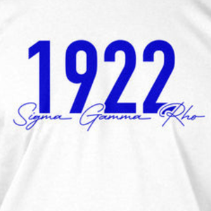 Camiseta Conmemorativa Sigma Gamma Rho para Mujer, Desde 1922, con Estampado de Letras Griegas Personalizadas, Cuello Redondo, Estilo Casual, Moda Herencia - Product Image 4