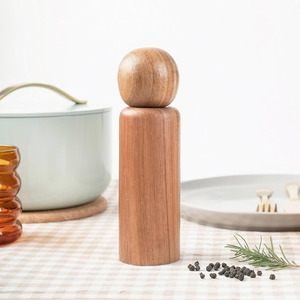 Molinillo de Sal y Pimienta de Laca a Precio Mayorista, Color y Tamaño Personalizados, Molinillo Manual de Sal y Pimienta, Se Acepta OEM desde Vietnam - Product Image 4