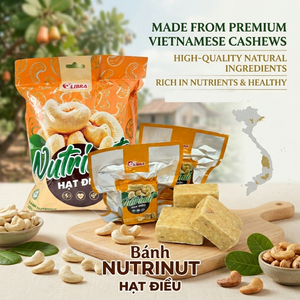 100% Fresh Cashew Nutritious Cashew Energy Crunchy <b>Biscuits</b> Nutrinut 195g | ODM Bulk Factory Directly & Offer Samples Available - Product Image 1