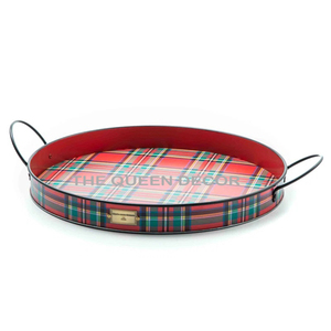 Bandeja de metal multicolor para comida, bandeja de servir segura para el hogar, mesa de comedor, desayuno y comida, para bodas, sublimación en blanco. - Product Image 1