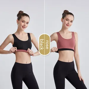 Women's Sports Bra Breathable Shockproof <b>Running</b> Vest With Chest <b>Pad</b> Fitness Training Yoga Bra Plus Size For Outdoor Sports - Product Image 6