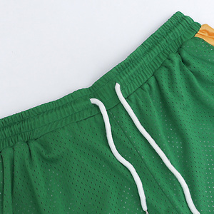 Ensemble de maillot de basket-ball en maille rouge, débardeur sans manches avec short à cordon de serrage, vêtements de sport unisexes pour adultes, respirants - Product Image 6