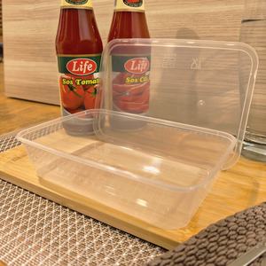 กล่องใส่อาหารพลาสติก PP ขนาด 500 มล. สำหรับไมโครเวฟ พร้อมฝาปิด ใช้แล้วทิ้ง ใช้กับช่องแช่แข็งได้ ย่อยสลายได้ รีไซเคิลได้ ใช้กับเครื่องล้างจานได้ ใช้กับเตาอบได้ - Product Image 4