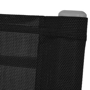 ชุดเก้าอี้สวนโครงเหล็กสีดำและผ้าเท็กซ์ไทล์ 2 ตัว - Product Image 6