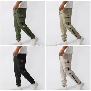 2024 Hot Selling New Fashion Men Streetwear Hip Hop Pants Joggers Casual Active Sports Sweatpants Pockets Cargo Pants - Product Image 4