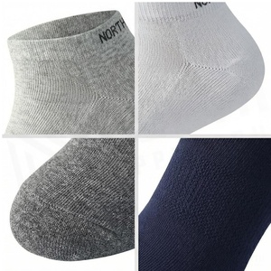 Ankle <b>Socks</b> Solid Color Breathable Knitted for Adults Daily Casual Wear - Product Image 4