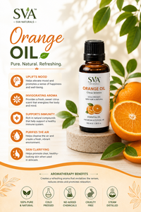 Orange Essential Oil Citrus Sinensis Cold Pressed 100% Pure & Natural Aroma Oil for Aromatherapy Cosmetic & DIY Use Supply - Product Image 2