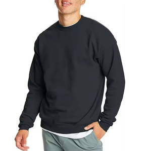 Sudaderas de Alta Calidad, Lisas, Corte Regular, Cuello Redondo, para Hombre, Hechas a Medida, Teñidas en Color Sólido - Product Image 4